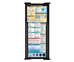 WhiteCoat Clipboard® Trifold - Black Primary Care Edition